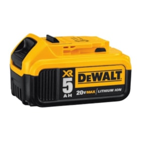 Bateria de Lítio 20V MAX 5.0Ah com Indicador de Carga DCB205-B3 DEWALT