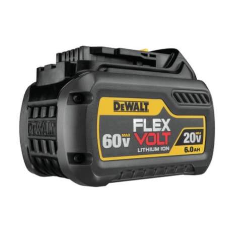 Bateria de Lítio 6.0Ah 20V/60V MAX com Indicador de Carga FLEXVOLT DCB606-B3 DEWALT