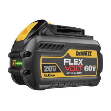 Bateria de Lítio 6.0Ah 20V/60V MAX com Indicador de Carga FLEXVOLT DCB606-B3 DEWALT