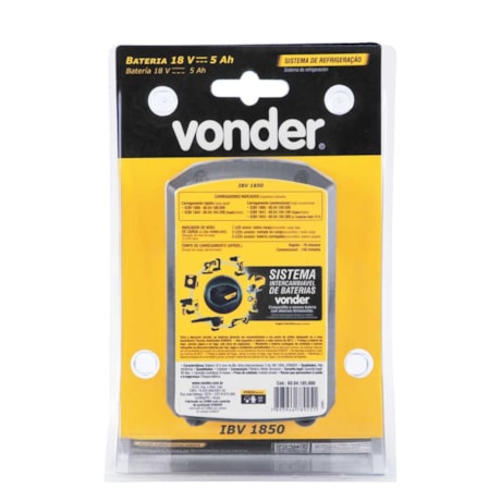 Bateria Íons de Lítio 18V 5.0Ah IBV 1850 VONDER-e5755f4a-a02a-4009-9f87-7dcba95ec42d