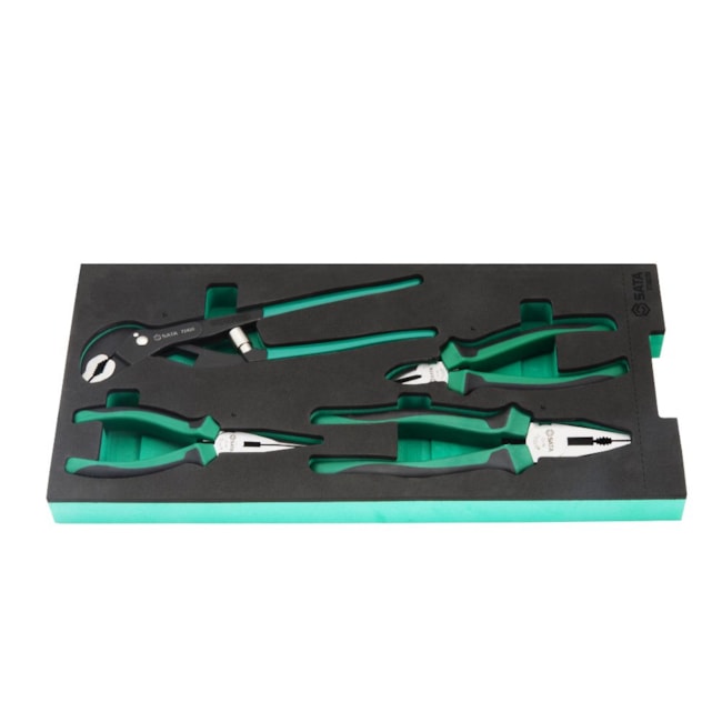 Berço de EVA com Jogo de Alicates de 4 Peças ST09013G SATA-664a1bc1-0a77-4680-9854-a64abe9b4ce7