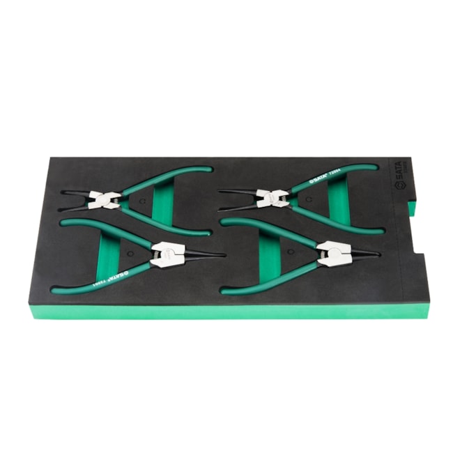 Berço de EVA com Jogo de Alicates para Anéis 7