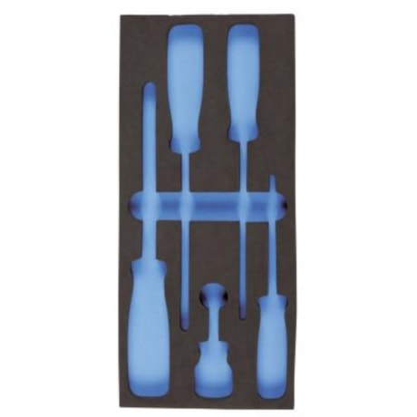 Berço de Gaveta em EVA com Jogo de Chaves de Fenda Cruzada 1500CT1-160 GEDORE-afaf32ac-c5b9-4e56-ad5d-85e073fc5b6a