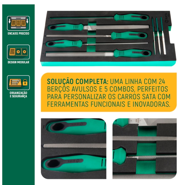 Berço De Gaveta Em EVA Com Jogo De Limas Com 8 Peças ST09910G SATA-84fa3ecd-fd87-422d-b3b1-776163e03c37