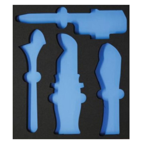 Berço de Gaveta em EVA para Alicates e Chaves 1500CT2-ALICATES1CF GEDORE