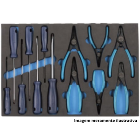 Berço de Gaveta em EVA para Alicates e Chaves 1580CT-150/160/800CF GEDORE-b36f6011-0e56-4d7b-8dbc-b7268cb1b3fe