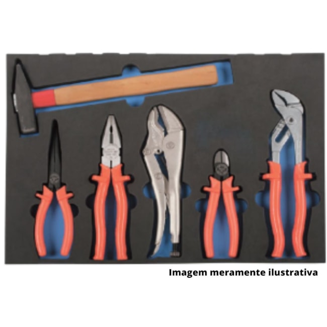 Berço de Gaveta em EVA para Alicates e Martelo 1580CT-ALICATESCF GEDORE-90a0ee8c-e1fe-4049-838d-93ddc656c74a