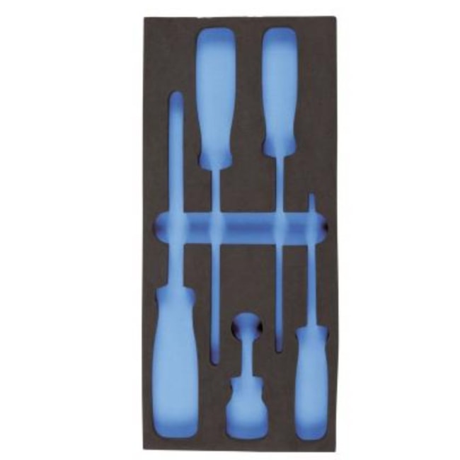 Berço de Gaveta em EVA para Chaves de Fenda Simples 1500CT1-150 GEDORE-d030119d-597c-482f-9279-5a881d9496e5