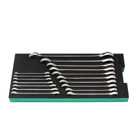 Berço EVA com Jogo de Chaves Combinadas Speedy 17 Peças ST09011G SATA