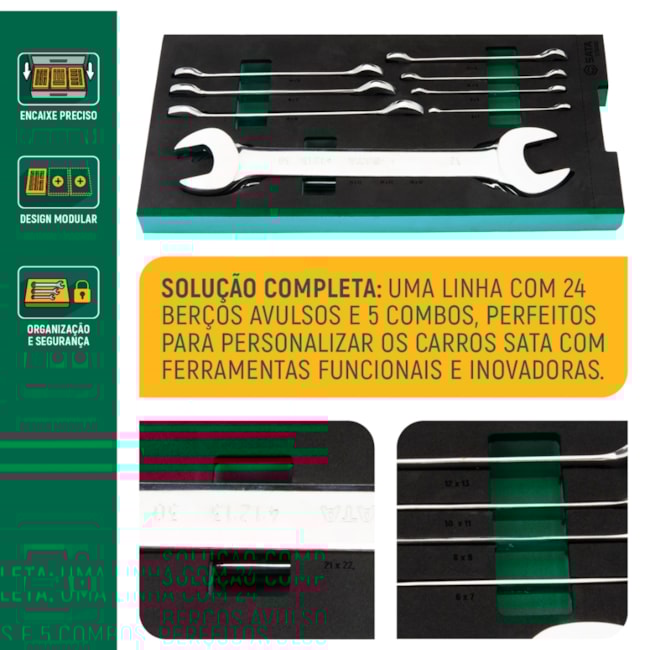 Berço EVA com Jogo de Chaves Fixa com 10 Peças ST09009G SATA-62db7b89-4cc9-45dc-8060-8d312a122398