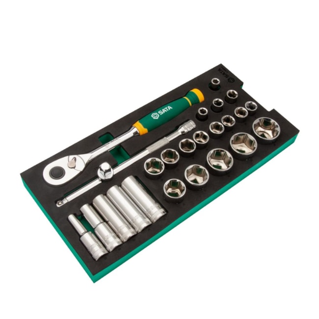 Berço EVA com Jogo de Soquetes Sextavado 1/2