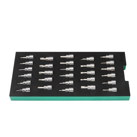 Berço EVA com Jogo de Soquetes Sextavado 3/8