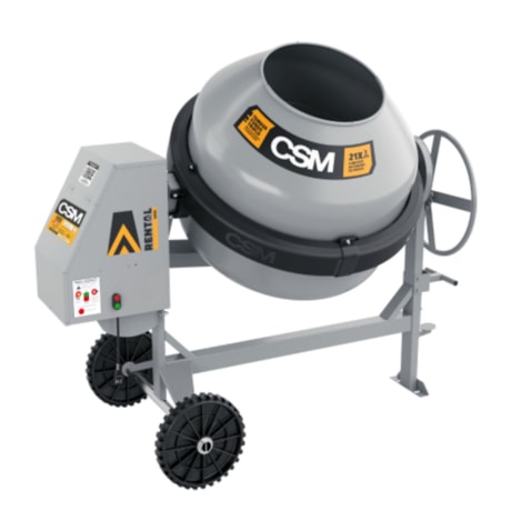 Betoneira 200L com Motor Monofásico 220V com Painel RENTAL CSM