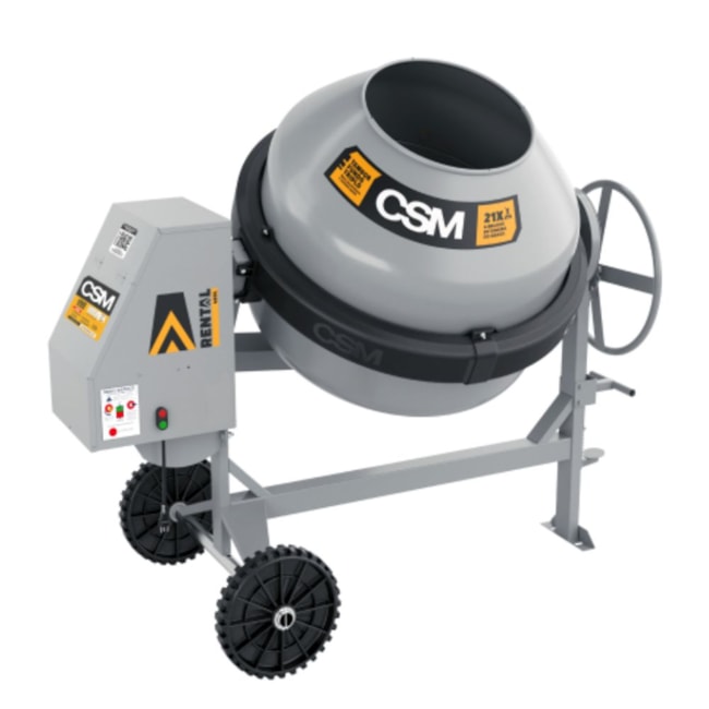 Betoneira 200L com Motor Monofásico 220V com Painel RENTAL CSM-8b0b3085-1538-4b41-96f5-5a06e5830d42