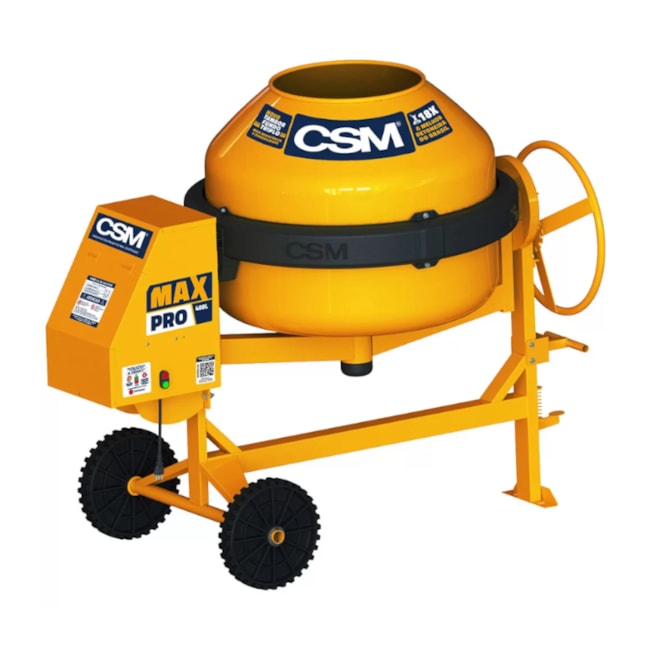 Betoneira 400 Litros 220V 2CV Motor Monofásico Chave e Painel Caixa de Aço PROFISSIONAL MAX CSM-fc8abbe3-8280-4e61-b34f-6c97421ab1ee