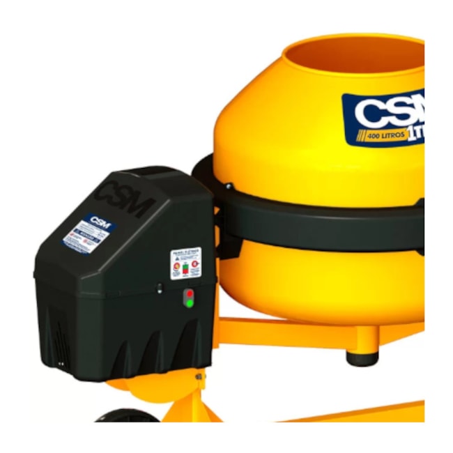 Betoneira 400 Litros com Motor Trifásico 220V Chave e Painel Caixa Plástica 1 Traço CSM-2d04668b-3675-4ef6-8e9e-6d3177076157
