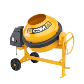 Betoneira 400L com Motor Monofásico 220V com Chave e Painel Caixa Plástico 1 TRAÇO MAX CSM