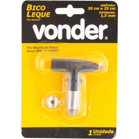 Bico Leque 415 com Abertura 20 a 25cm 0.38mm para Máquina de Pintura Airless 6220111415 VONDER-8642fbcf-cacf-4082-9f50-900795f75445