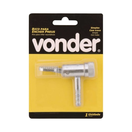 Bico Simples para Encher Pneus com Trava 5111014000 VONDER-56a4550e-bdd7-4c85-8107-2b09f623b025