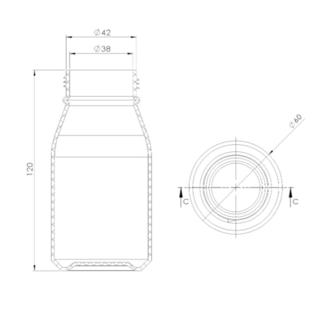 Bisnaga Almotolia Plástica 200ML 1002H SS-70ab3a0f-8ce3-49c3-907f-4280e41824a6