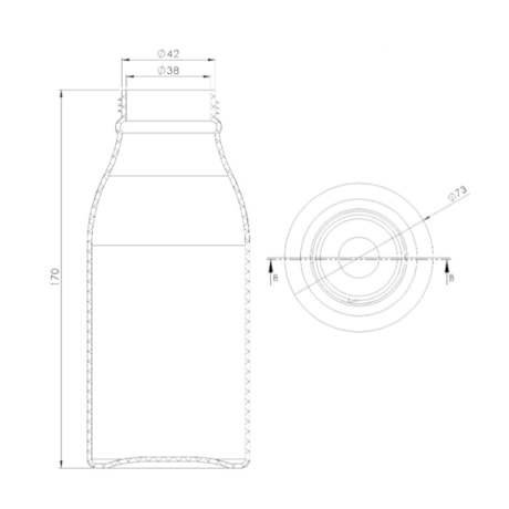 Bisnaga Almotolia Plástica 500ML 1002I SS-a3063207-1b61-483a-b18d-af9d303f6bd2