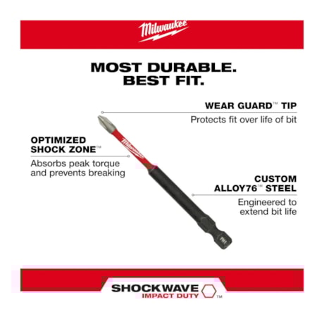 Bit Phillips de Impacto PH2 x 89 mm Forma E 48-32-4191 MILWAUKEE-6fb6fe39-14de-4bfd-b014-a429386cd622