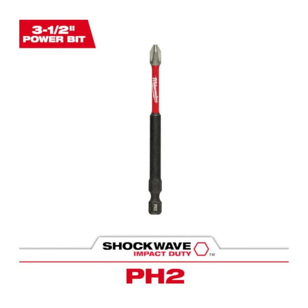 Bit Phillips de Impacto PH2 x 89 mm Forma E 48-32-4562 MILWAUKEE-d7536ec0-afde-4c31-8be5-81dc08a7a943