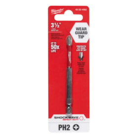 Bit Phillips de Impacto PH2 x 89 mm Forma E 48-32-4562 MILWAUKEE