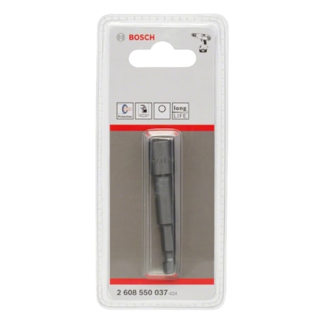 Bit Soquete Canhão de Impacto 10mm x 50mm Encaixe 1/4