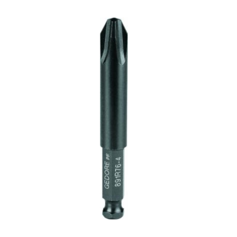 Bits Phillips 1mm x 76mm Forma E 691R76PH1 GEDORE - Anhanguera