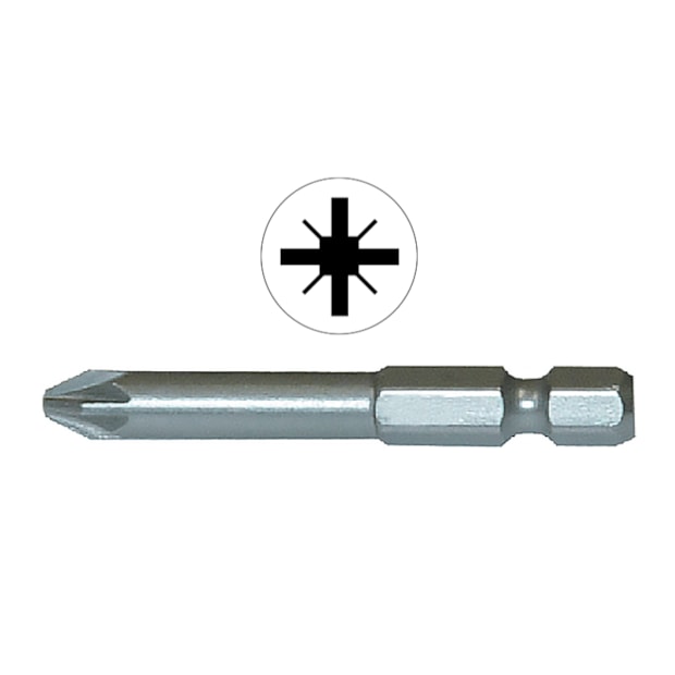 Bits Pozidriv Nº2 X 49mm Encaixe 1/4