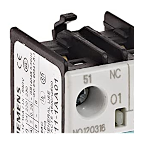 Bloco Contato Auxiliar Contator 1NF 3RH19111AA01 SIEMENS-1a970955-ce9b-40f8-9fef-be76d89f86b6