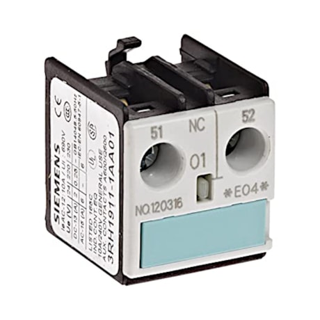 Bloco Contato Auxiliar Contator 1NF 3RH19111AA01 SIEMENS-e29085ce-f235-465f-b05f-d665bbf56b20