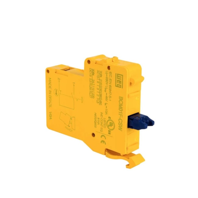 Bloco de Contato 1NF Comando Sinalização CSW BCM01F-CSW WEG-eb1507e5-f8ea-40e9-898e-3d68b3b2be9d