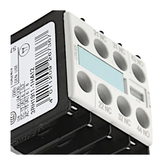 Bloco de Contato Auxiliar Contator 2NA+1NF 3RH19111HA12 SIEMENS-cd1fd5eb-ddc1-477a-9f12-51bc52c6a3a2