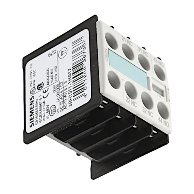 Bloco de Contato Auxiliar Contator 2NA+1NF 3RH19111HA12 SIEMENS-16ae9c0e-5881-4413-87d0-b14fb68ca8fc