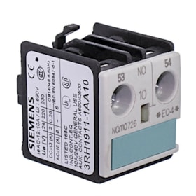 Bloco de Contato Auxiliar Contator Frontal 1NA 3RH19111AA10 SIEMENS