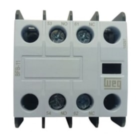 Bloco de Contato Auxiliar Frontal 1NA+1NF para Contatores CWCB9-38 BFB-11 WEG