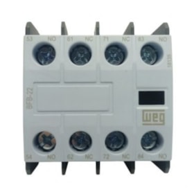 Bloco de Contato Auxiliar Frontal 2NA+2NF para Contatores CWCB9-38 BFB-22 WEG
