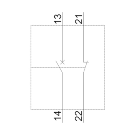 Bloco de Contato Auxiliar Frontal para Disjuntor Motor 1NA + 1NF 3RV29011E SIEMENS-1dcd9a0d-a4e5-4657-bd47-80a837066cf9