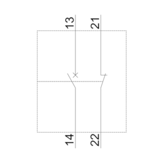 Bloco de Contato Auxiliar Frontal para Disjuntor Motor 1NA + 1NF 3RV29011E SIEMENS-3fe57cbb-0ddf-4762-a144-ce1cb6054fb3