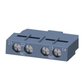 Bloco de Contato Auxiliar Frontal para Disjuntor Motor 1NA + 1NF 3RV29011E SIEMENS