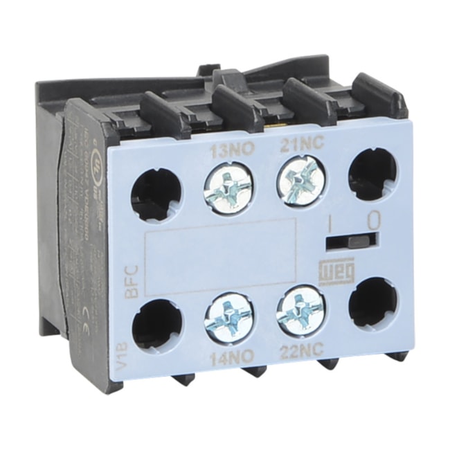 Bloco de Contato Auxiliar Frontal Parafuso 1NA + 1 NF Parafuso BFC0-11 WEG-6cf200ae-62c4-4419-bb3f-8908bdd895f3