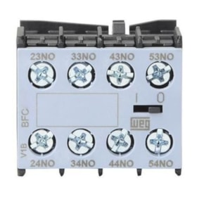 Bloco de Contato Auxiliar Frontal Parafuso 4NA Parafuso BFCA-40 WEG