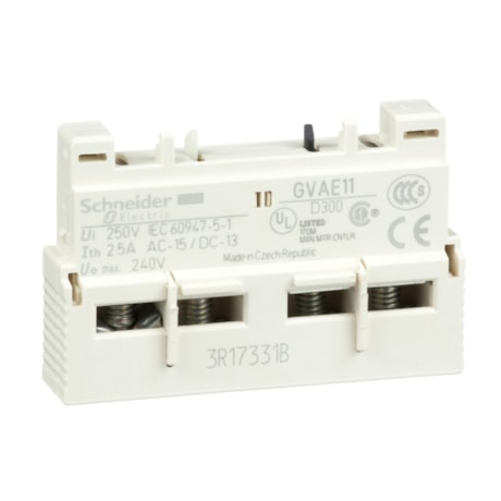 Bloco de Contato Auxiliar para Disjuntor Motor Frontal 1NA+1NF TESYS GV2 GVAE11 SCHNEIDER-c8458c10-b6d3-4220-9a93-9ef4245fb998