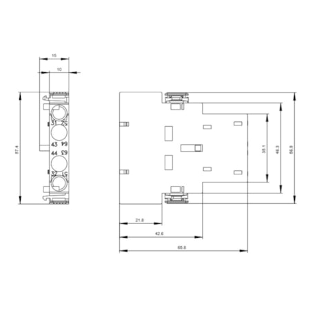 Bloco de Contato Auxiliar Parafuso 1NA+1NF 3RH29211DA11 SIEMENS-0f8576e3-8c7a-40f1-84e8-03ff4c133e02