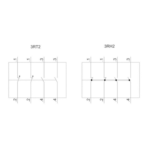 Bloco de Contato Auxiliar Parafuso 2NA+2NF 3RH29111HA22 SIEMENS-9e97ed6f-27e7-453e-b1f2-4d471b2a962f