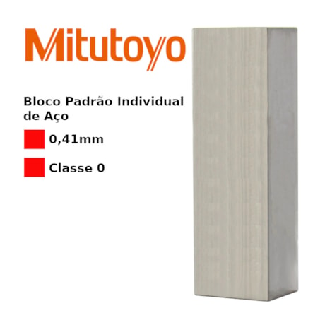 Bloco Padrão Individual de Aço 0,41mm Classe 0 611884-021 MITUTOYO-d7613ff3-42e7-4e7c-ac25-3715da865612