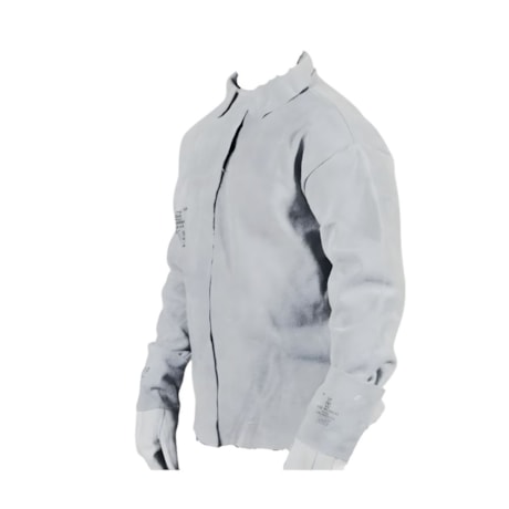 Blusão Raspa para Soldador com Fecho Velcro Gola Padre Tamanho G BR-TGV ZANEL-64e53528-ed82-4533-a083-69ed96afef3c
