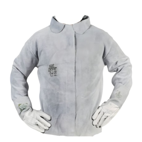 Blusão Raspa para Soldador com Fecho Velcro Gola Padre Tamanho G BR-TGV ZANEL-d0de3773-f6dd-41d5-ae6d-f3d6f0821a14